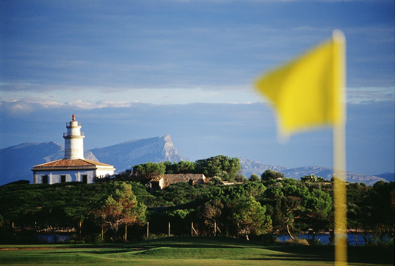 The lighthouse at Alcudia Bay Mallorca