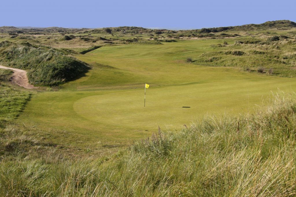 The second hole on Saunton's East Course