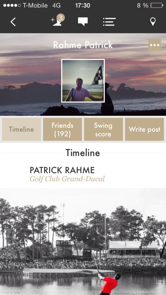 All Square social network for golfers