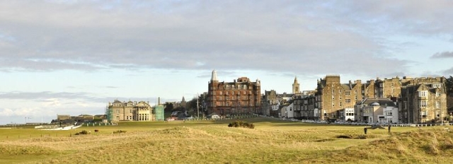 The Old Course 1st and 18th copyright Karen Miller (creative commons) A view down the 18th hole of The Old Course at St Andrews, Scotland