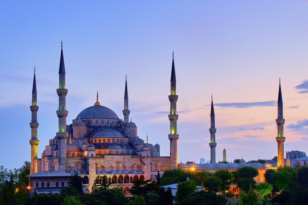 Minarets above the Istanbul skyline